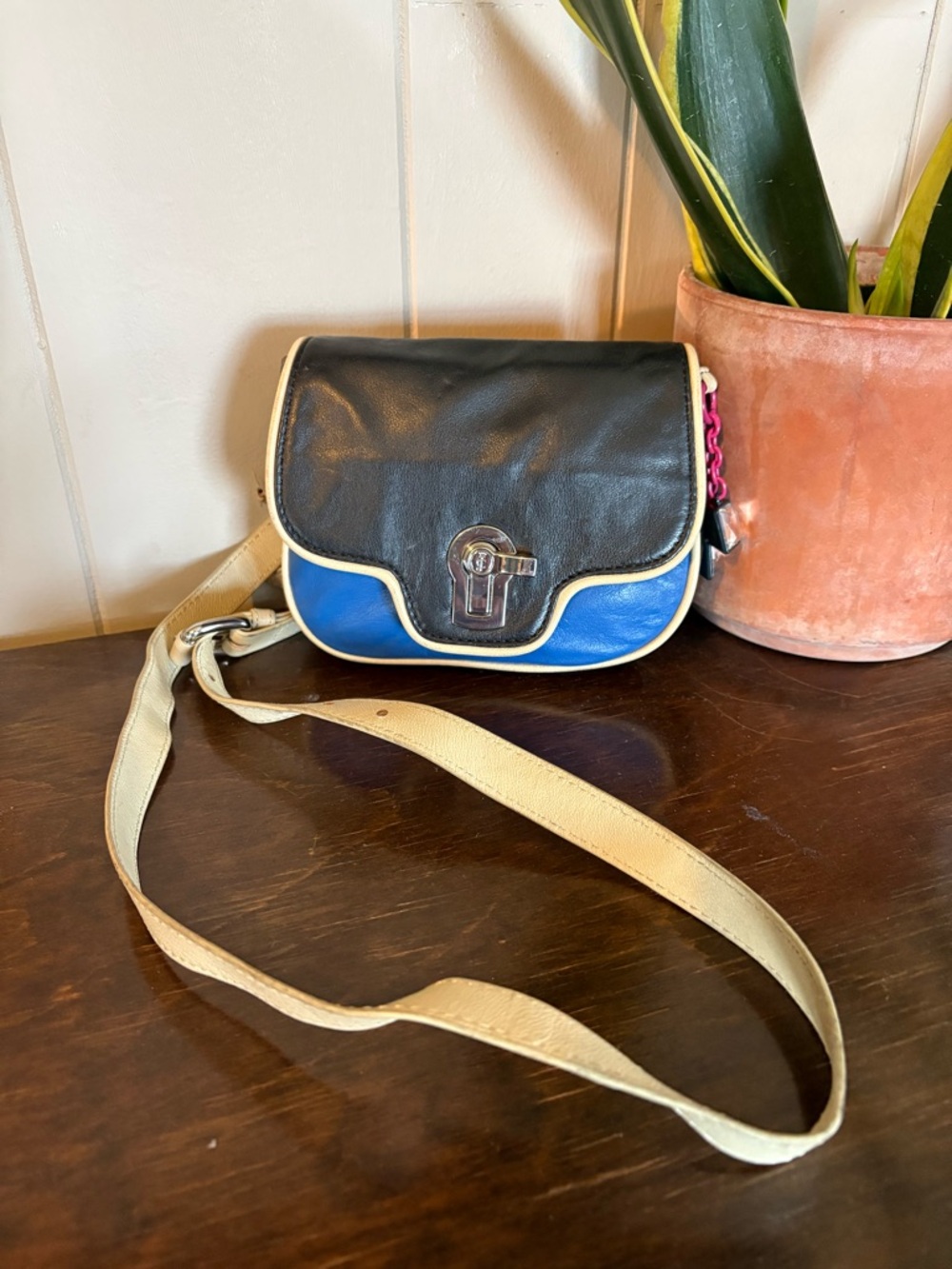 Juicy Couture Colorblock Leather Crossbody